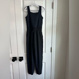 Abercrombie Kids Your Personal Best Sleeveless Jogger Jumpsuit Black (Size 9/10)